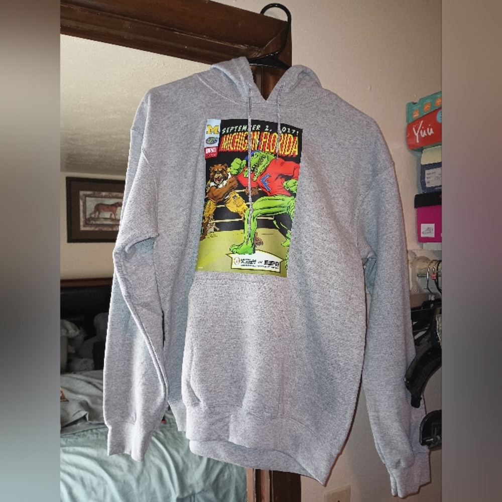 Small custom hoodie